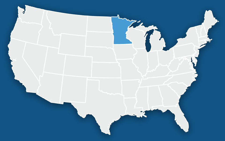 US Map - Minnesota